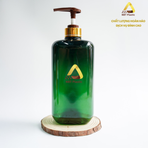 800ml square cylindrical PET bottle latest design