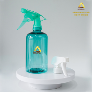 New model 500ml PET bottle for disinfectant spray bottle, mist spray bottle