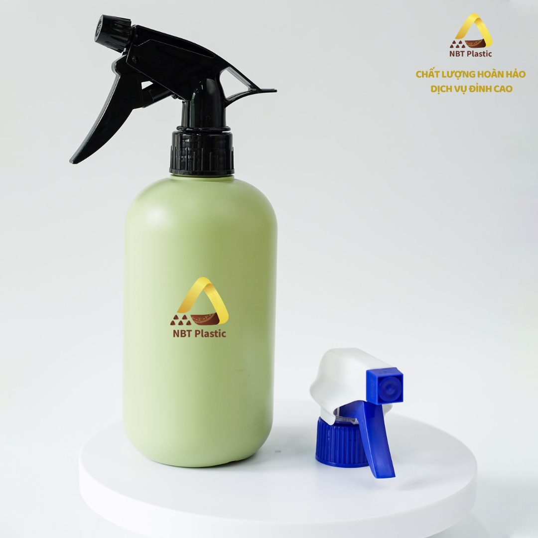 500ml HDPE bottle for glass spray, multi-colored disinfectant spray