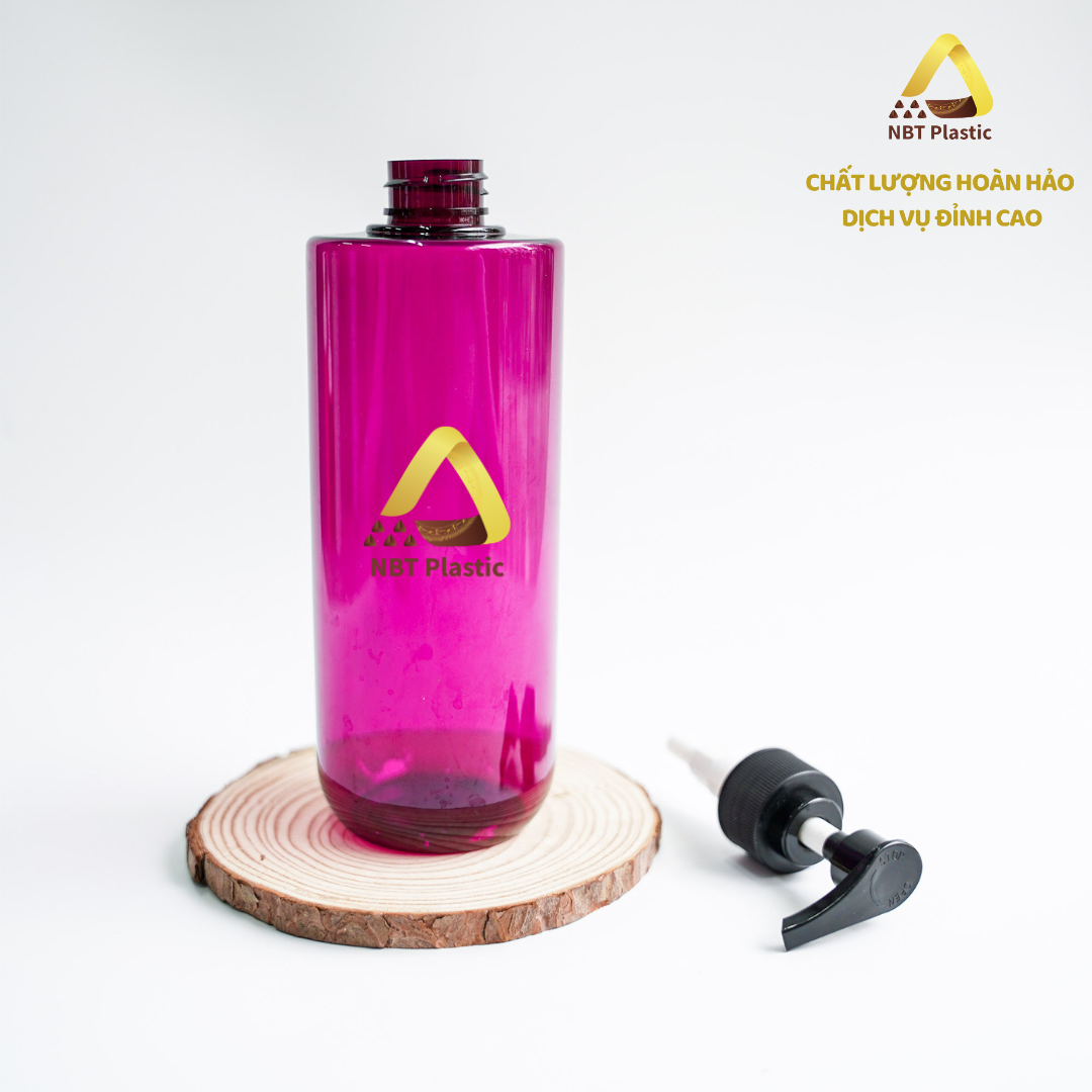 Hotselling 500ml PET bottle with horizontal shoulder shape