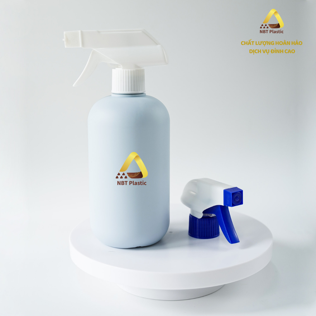 500ml HDPE spray bottle used for disinfectant spray, glass cleaning spray bottle