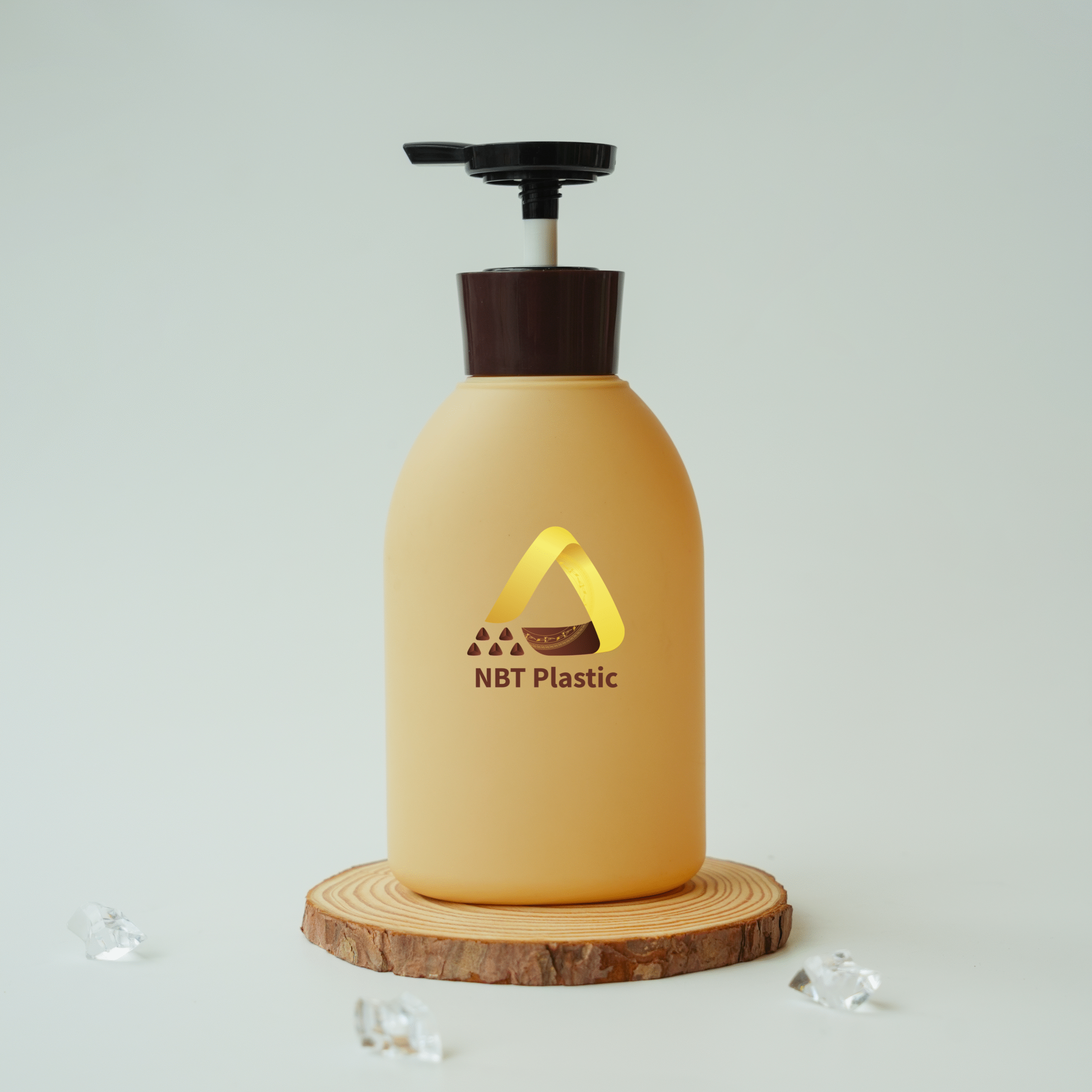 New design 300ml HDPE plastic bottle in many colors