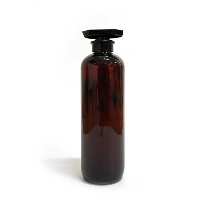 Luxurious 800ml PET plastic bottle suitable for shampoo and shower gel