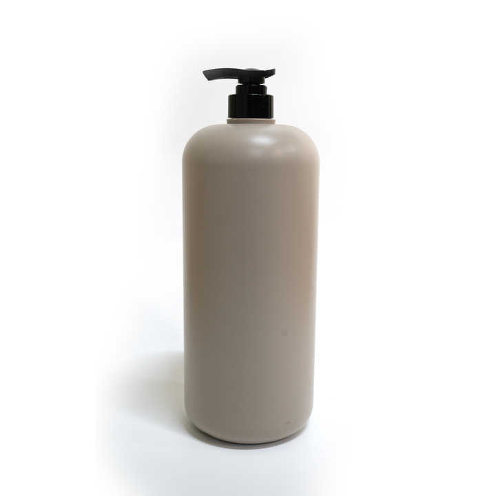 2 liter HDPE plastic bottle for cosmetics, shower gel, body lotion