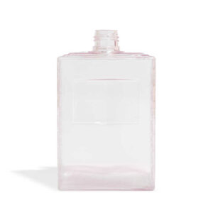500ml flat rectangular transparent PET plastic bottle suitable for shower gel bottles