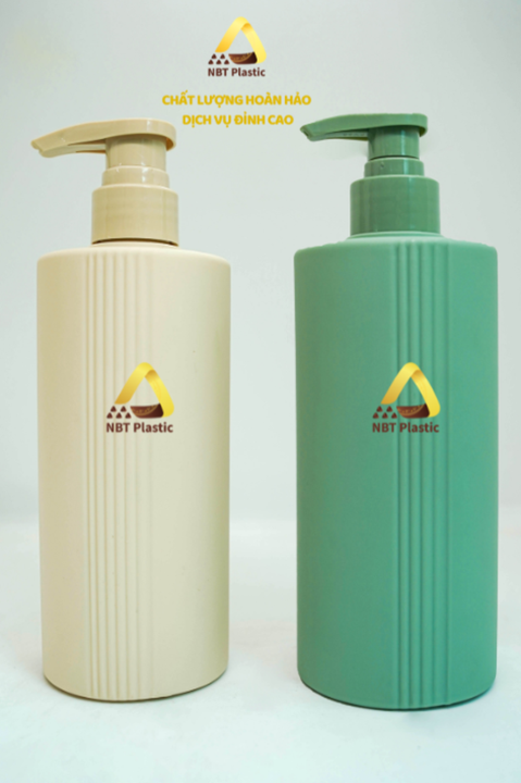 500ml HDPE plastic bottle suitable for shampoo and conditioner, specially designed