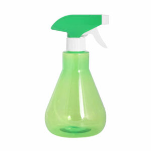 300ml PET plastic bottle with glass spray nozzle for watering plants